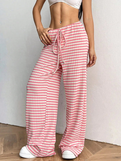 Pantalón Ancho con Cintura Ajustable para Mujer | Ideal para Uso Diario
