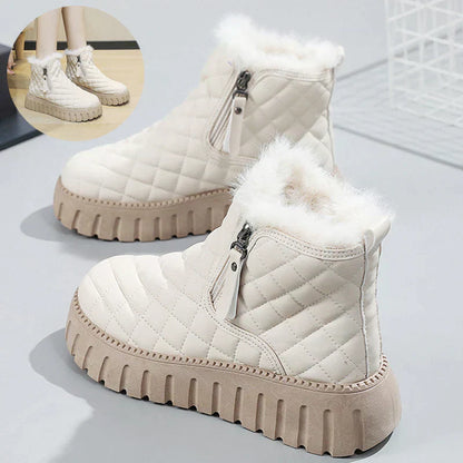 Botas de Invierno con Cremallera Lateral para Mujer | Ideal para Invierno