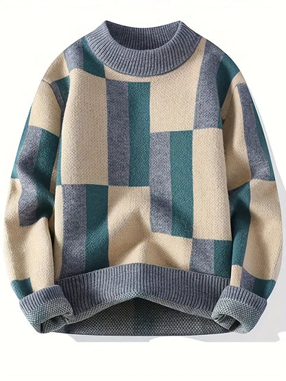 Jersey Con Motivo Geométrico Y Corte Relajado Para Hombre | Ideal Para Uso Diario