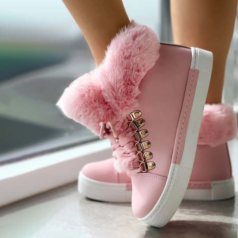 Botines con Forro Interior y Diseño de Tobillo para Mujer | Ideal para Temporada de Invierno