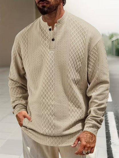 Jersey Con Motivo Geométrico Y Corte Relajado Para Hombre | Ideal Para Uso Diario