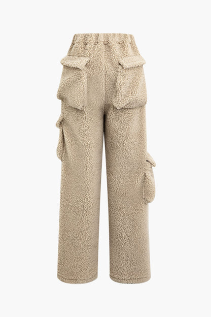 Conjunto de Dos Piezas con Chaqueta Corta y Pantalón Cargo para Mujer | Ideal para Uso Diario y Clima Frío