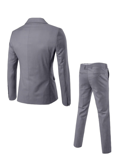 Traje de Dos Piezas con Chaqueta Estructurada para Hombre | Ideal para Eventos Formales
