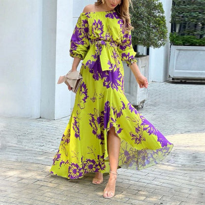 Vestido Midi Con Cinturón Y Mangas Largas Para Mujer | Ideal Para Salidas Y Diferentes Ocasiones