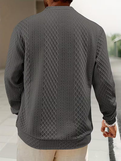 Jersey Con Motivo Geométrico Y Corte Relajado Para Hombre | Ideal Para Uso Diario