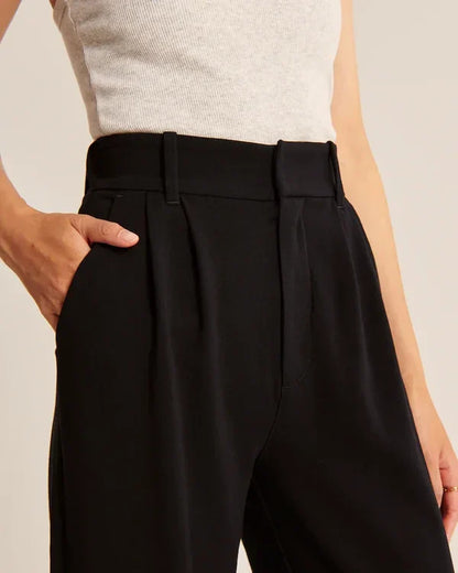 Pantalón Evasado Con Corte Ajustado En Cadera Para Mujer | Ideal Para Uso Diario Y Salidas