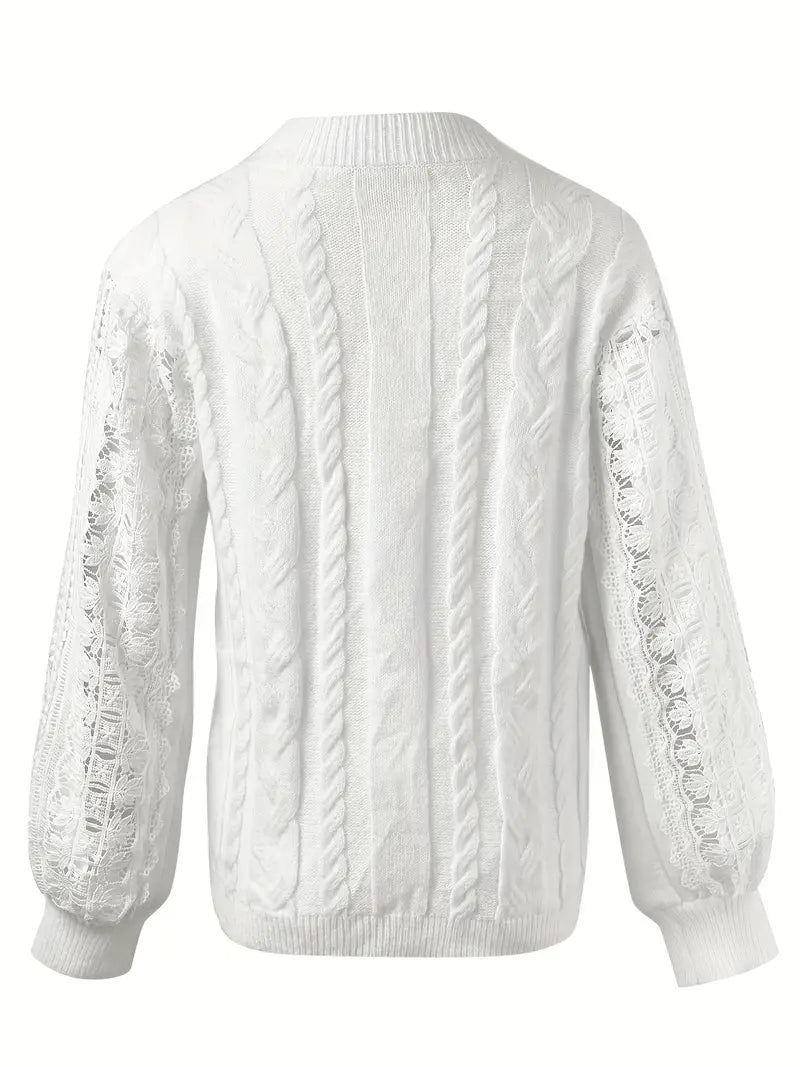 Jersey Con Detalles Calados Para Mujeres | Ideal Para Ocasiones Especiales