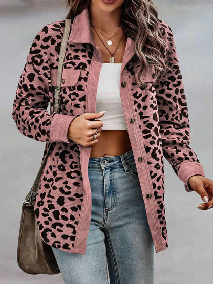 Abrigo Con Estampado Animal Para Mujer | Ideal Para Temporada Fría