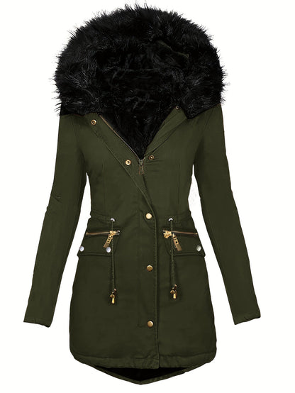 Parka con Capucha Integrada para Mujer | Ideal para las Temporadas Frías