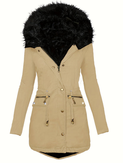 Parka con Capucha Integrada para Mujer | Ideal para las Temporadas Frías