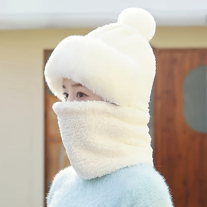 Conjunto de Gorro con Pompón y Bufanda a Juego para Adultos | Ideal para Invierno