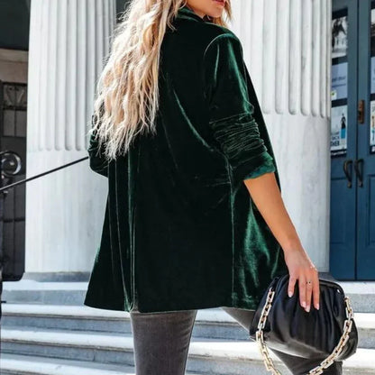 Blazer Con Corte Amplio Y Cierre De Botones Para Mujer | Ideal Para Uso Diario Y Entornos Profesionales