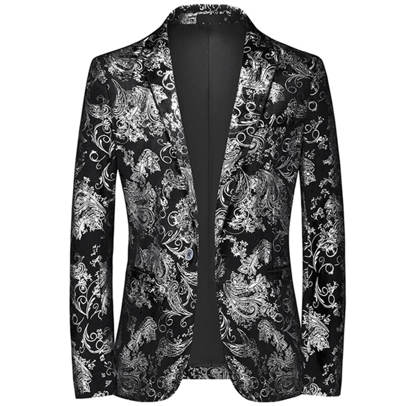 Blazer avec Fermeture à Boutons et Coupe Structurée pour Hommes | Idéal pour Réunions et Événements Formels