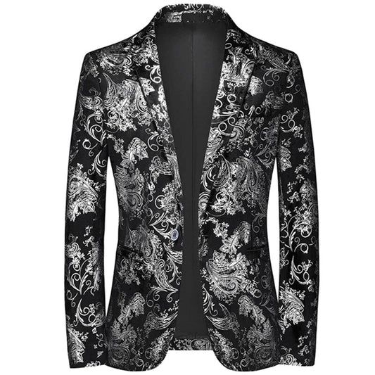 Blazer avec Fermeture à Boutons et Coupe Structurée pour Hommes | Idéal pour Réunions et Événements Formels