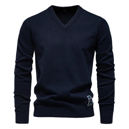 Jersey Con Cuello En V Clásico Para Hombre | Ideal Para Uso Diario