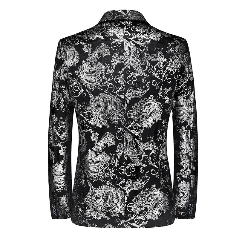 Blazer avec Fermeture à Boutons et Coupe Structurée pour Hommes | Idéal pour Réunions et Événements Formels