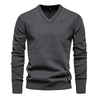 Jersey Con Cuello En V Clásico Para Hombre | Ideal Para Uso Diario
