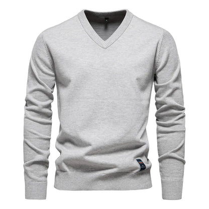 Jersey Con Cuello En V Clásico Para Hombre | Ideal Para Uso Diario