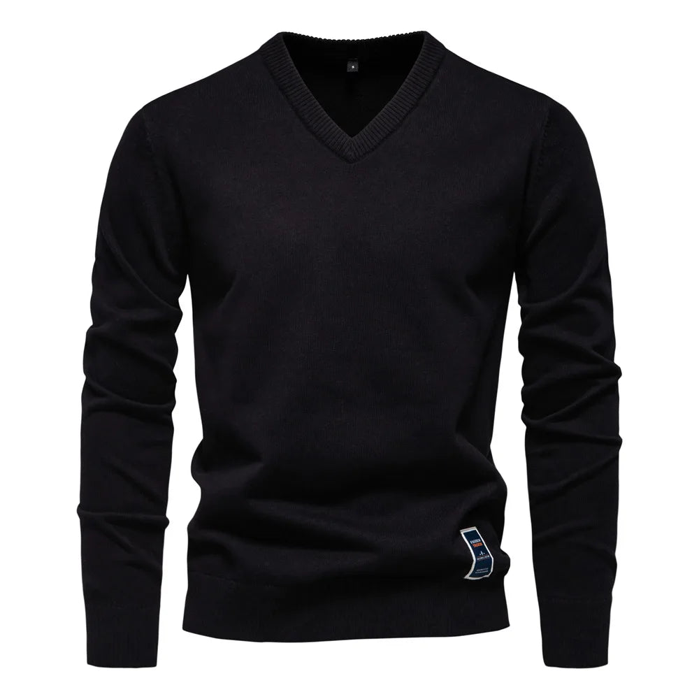 Jersey Con Cuello En V Clásico Para Hombre | Ideal Para Uso Diario