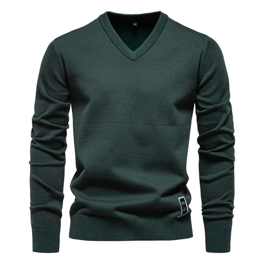 Jersey Con Cuello En V Clásico Para Hombre | Ideal Para Uso Diario
