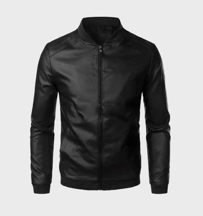 Chaqueta De Corte Ajustado Con Col Alto Y Bolsillos Con Cremallera Para Hombre | Ideal Para Uso Diario Y Desplazamientos