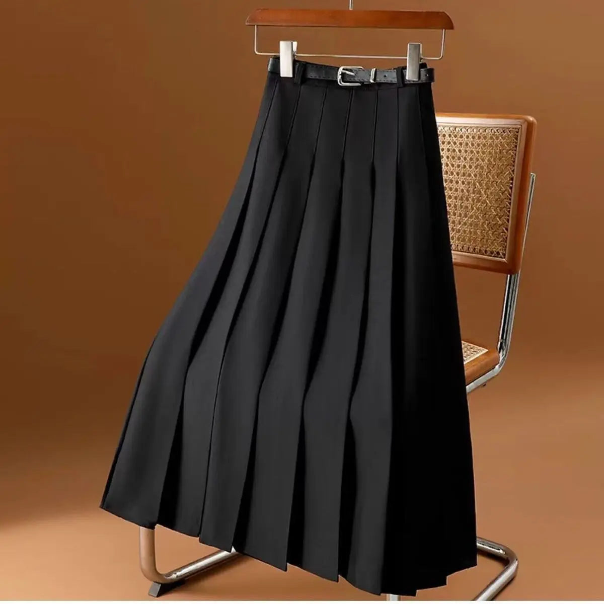 Falda de Corte Relajado con Diseño Plisado para Mujer | Ideal para Uso Diario, Profesional o Actividades Planificadas