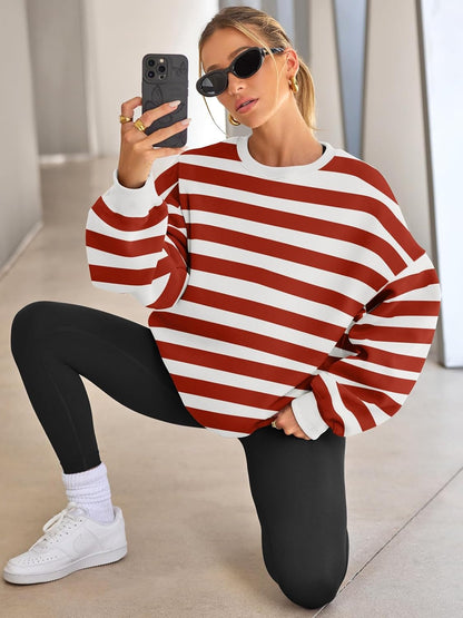 Pullover Oversize Con Corte Relajado Para Mujer | Ideal Para Uso Diario