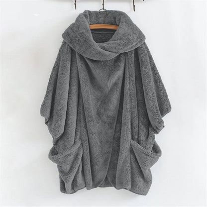 Chaqueta Cortavientos Oversize Con Capucha Para Mujer | Ideal Para Otoño E Invierno