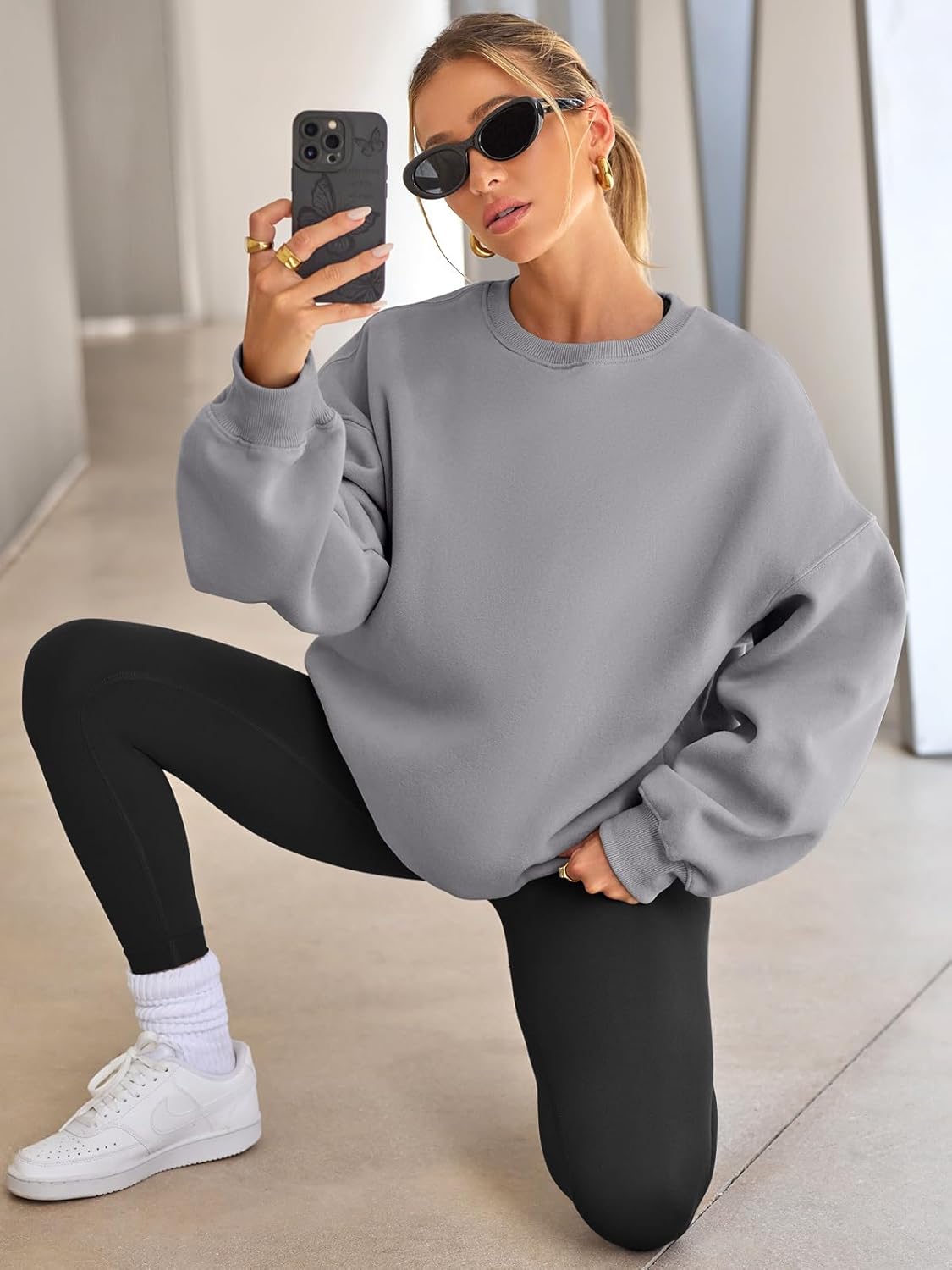 Pullover Oversize Con Corte Relajado Para Mujer | Ideal Para Uso Diario
