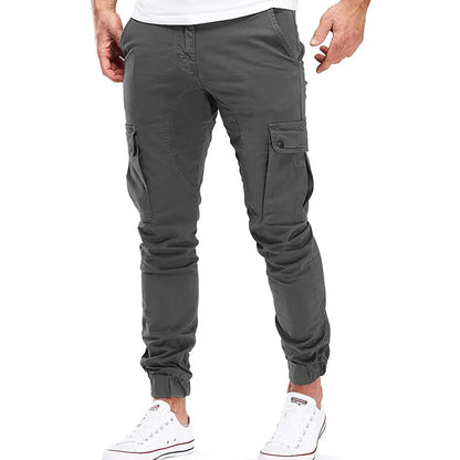 Pantalón Cargo Slim con Bolsillos Inclinados para Hombre | Ideal para Uso Diario y Actividades Informales
