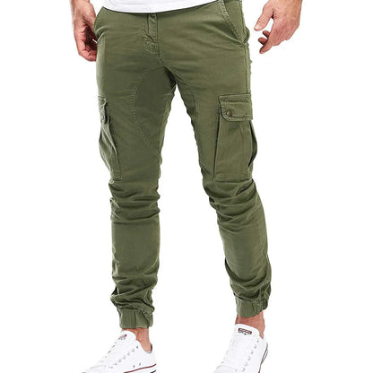 Pantalón Cargo Slim con Bolsillos Inclinados para Hombre | Ideal para Uso Diario y Actividades Informales