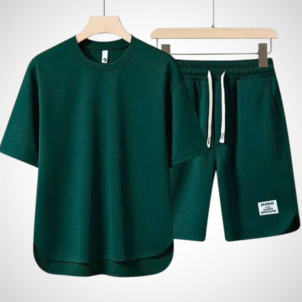Conjunto Dos Piezas con Camiseta Oversize y Short Elástico para Adultos | Ideal para Uso Diario