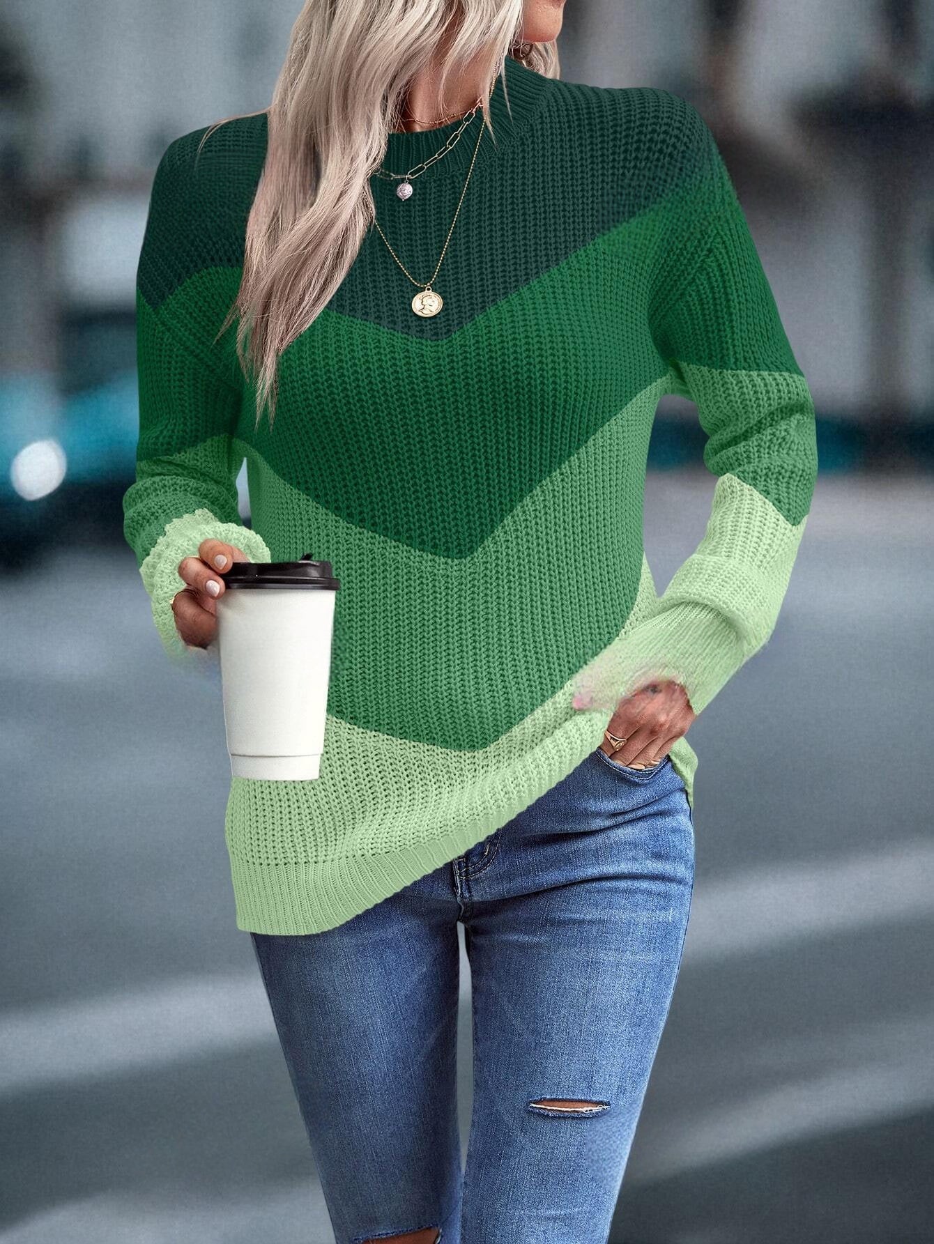 Jersey De Manga Larga En Color Liso Para Mujer | Ideal Para Uso Diario