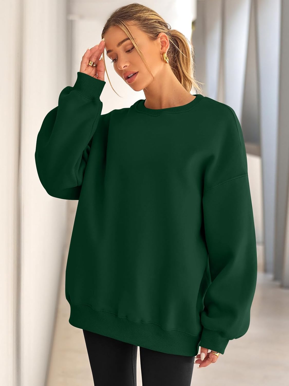 Pullover Oversize Con Corte Relajado Para Mujer | Ideal Para Uso Diario