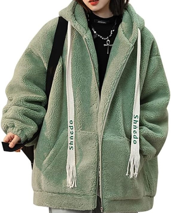 Chaqueta De Invierno De Talla Amplia Con Cierre Frontal Para Mujer | Ideal Para Uso Diario En Invierno