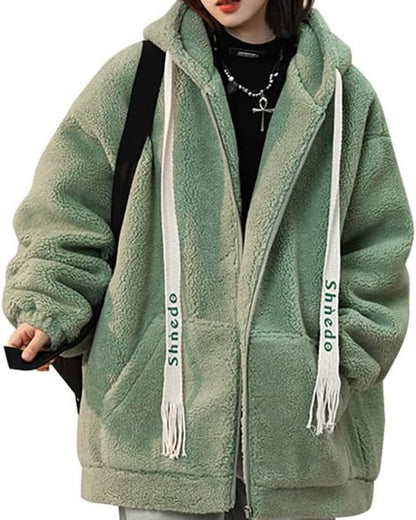 Chaqueta De Invierno De Talla Amplia Con Cierre Frontal Para Mujer | Ideal Para Uso Diario En Invierno