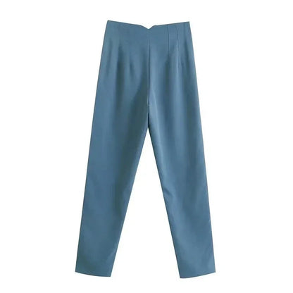 Pantalón Recto con Diseño Estructurado para Mujer | Ideal para Uso Diario y Entornos Laborales