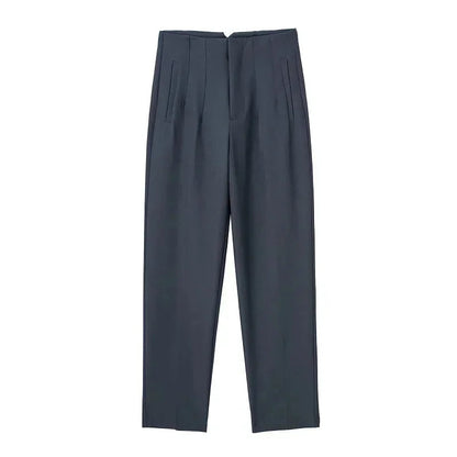 Pantalón Recto con Diseño Estructurado para Mujer | Ideal para Uso Diario y Entornos Laborales