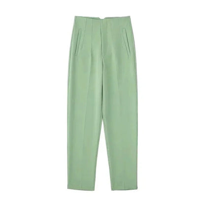 Pantalón Recto con Diseño Estructurado para Mujer | Ideal para Uso Diario y Entornos Laborales