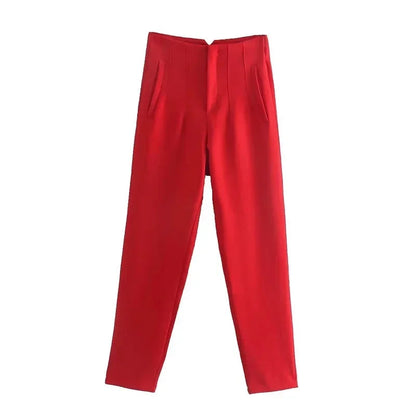Pantalón Recto con Diseño Estructurado para Mujer | Ideal para Uso Diario y Entornos Laborales