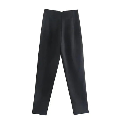 Pantalón Recto con Diseño Estructurado para Mujer | Ideal para Uso Diario y Entornos Laborales