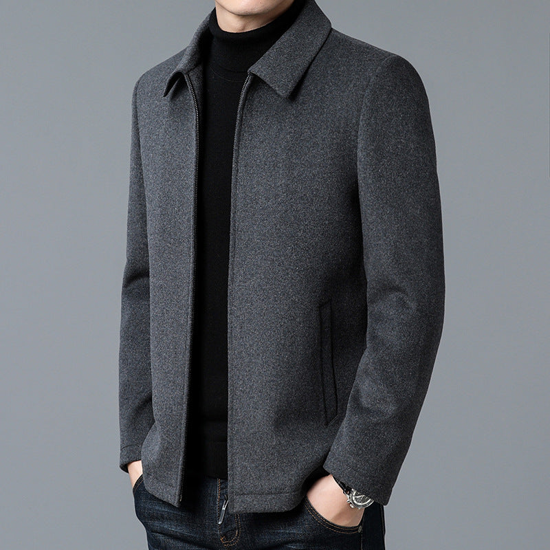 Chaqueta con Cierre de Cremallera Oculto para Hombre | Ideal para Temporadas Frescas