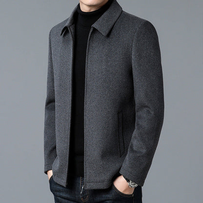 Chaqueta con Cierre de Cremallera Oculto para Hombre | Ideal para Temporadas Frescas