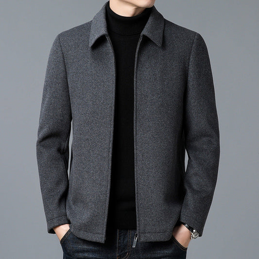 Chaqueta con Cierre de Cremallera Oculto para Hombre | Ideal para Temporadas Frescas