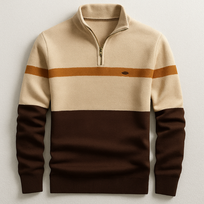 Jersey Ajustado Con Media Cremallera Frontal Para Hombres | Ideal Para Uso Diario Y Varias Ocasiones