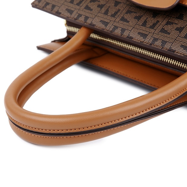 Bolso de Mano con Compartimentos Internos y Bandolera Extraíble para Mujer | Ideal para Uso Diario