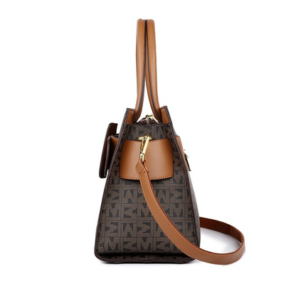 Bolso de Mano con Compartimentos Internos y Bandolera Extraíble para Mujer | Ideal para Uso Diario