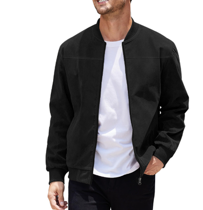 Chaqueta Recta Para Hombre Con Cremallera | Ideal Para Uso Diario Y Entornos Urbanos