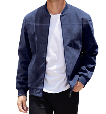 Chaqueta Recta Para Hombre Con Cremallera | Ideal Para Uso Diario Y Entornos Urbanos