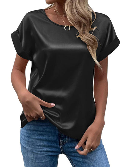 Top De Manga Corta Con Corte Regular Para Mujer | Ideal Para Uso Diario O Salidas Informales